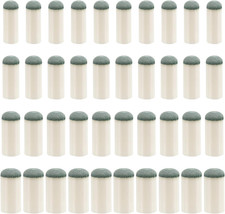 XIHIRCD 40Pcs Slip on Pool Cue Tips, 4 Sizes Pool Stick Tips No Glue or Tool Req