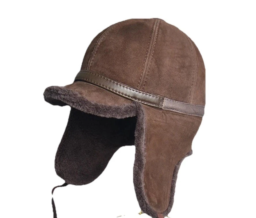 Outdoor Men Winter Hat High Quality Warm Elegant Fur Earflap Russian Casual Caps