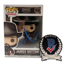 Tim McGraw Signed Autograph 1883 Funko Pop 1444 Beckett BAS James Dutton