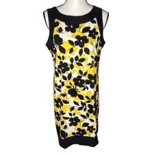 Jessica Howard Dress Floral Print Sleeveless Sheath Dress Size 10
