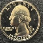 1976-S Bicentennial Washington Quarter CLAD Proof  (no silver)