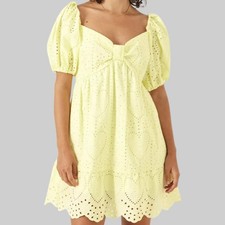 Fabienne Chapot Summer Dress, Mini, UK 14, Regina Broderie Anglaise -RRP £ 179