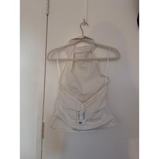 Open back halter top WITH TAGS