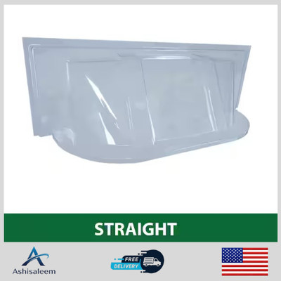 39 in W x 13 in D x 15 in H Window Well Cover Economy Straight Bubble Clear