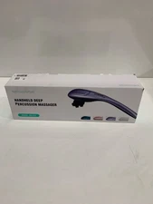 MEGAWISE Handheld Back Massager | Deep Tissue Percussion Massage for Back & Neck