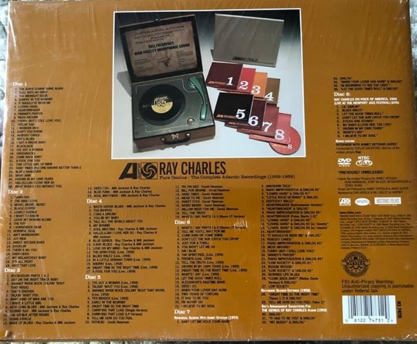Ray Charles – Pure Genius The Complete Atlantic Recordings 1952-1959 (sealed ) - Image 2 of 2