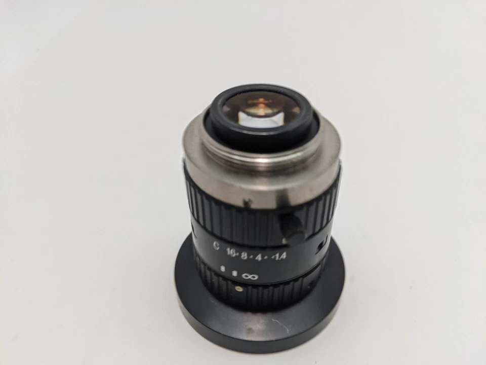 Computar 5mm F1.4 C-Mount Lens 1/2" Manual Iris Wide Angle Japan - Image 3 of 4