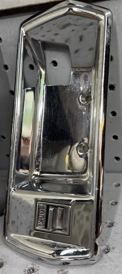 1971 - 1974 Buick Electra Lesabre Riviera Door Handle Backing Trim Set Chrome - Image 2 of 4