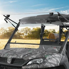 3-IN-1 KEMIMOTO Front Flip Split Windshield for CFMOTO UFORCE 1000/XL 2019-2026