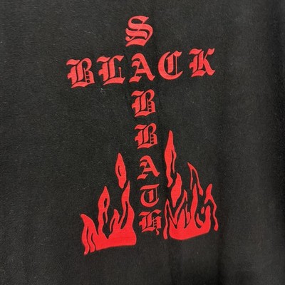 Supreme x Black Sabbath Cross Tshirt Blk Mens Large | eBay