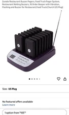 Wireless Call System Restaurant Buzzer Pagers, Food Truck Pager System