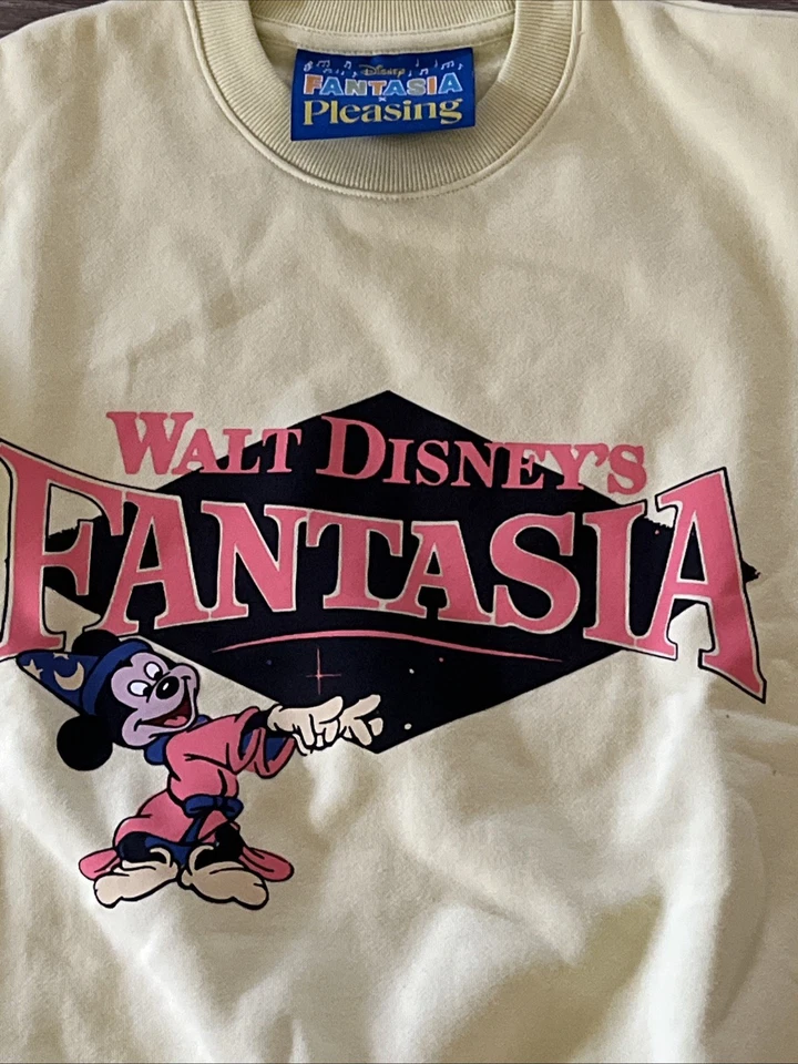 Sudadera Disney Fantasia X Pleasing L'Apprenti Logo Sorcier Talla XS Sin Etiqueta. Foto 2 de 4