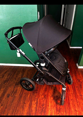 Bugaboo Fox Single Stroller Black Folding Reversible Seat Adjustable Handles