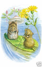 Racey Helps - Summer on the Lake - MEDICI POSTCARDS