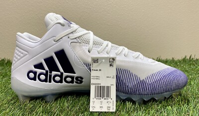NWT Adidas Freak 20 Football Cleats White Purple EH2231  display picture 1