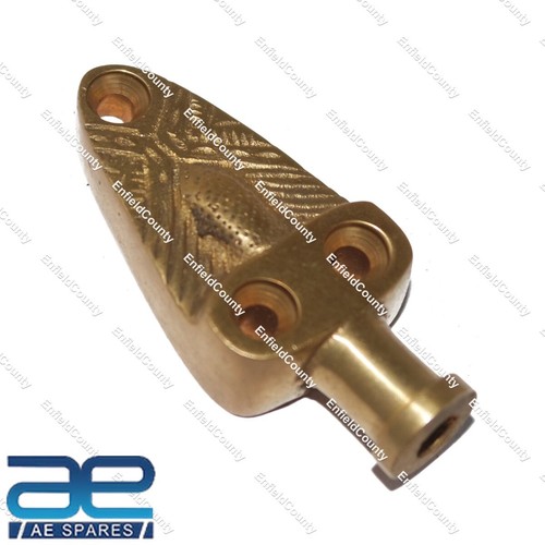 Personnalisé Laiton Tuyau Reniflard Support Pour Royal Enfield Bullet Moto - Photo 5/12