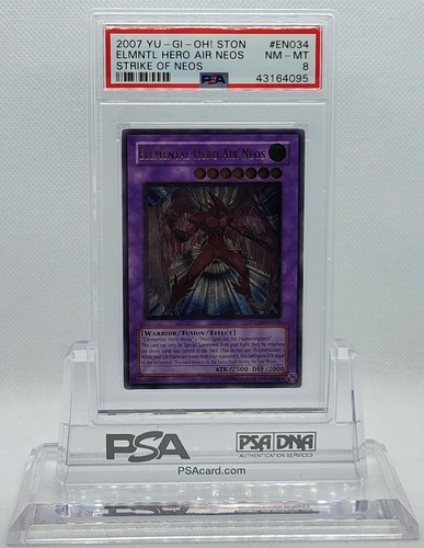 YUGIOH STON-EN034 ELEMENTAL HERO AIR NEOS ULTIMATE RARE PSA 8 NM-MT #43164095 - Picture 1 of 7