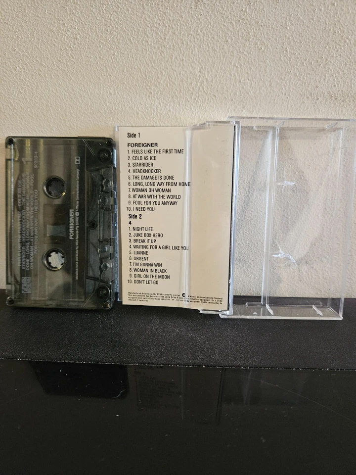 FOREIGNER Foreigner + 4 1987 CASSETTE TAPE LOU GRAMM 2 ALBUMS ON ONE TWO ON ONE - Image 2 of 4