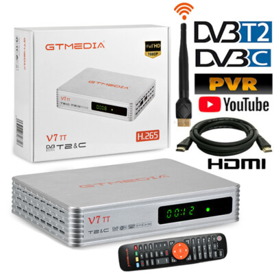 Digital Full HD DVB-T2/C Kabel Receiver PVR TwinTuner HDMI USB Wifi RJ45 S/PDIF