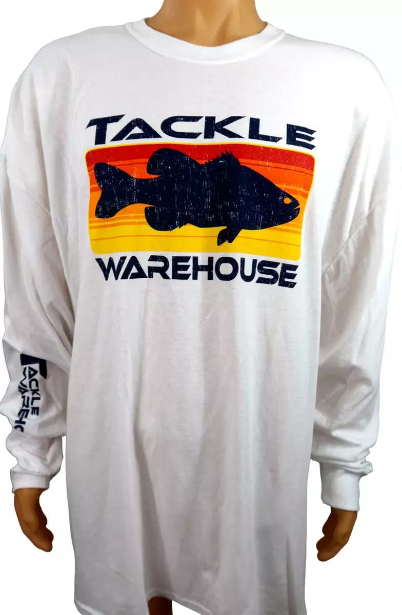 Tackle Warehouse Long Sleeve Fishing White T Shirt 3XL