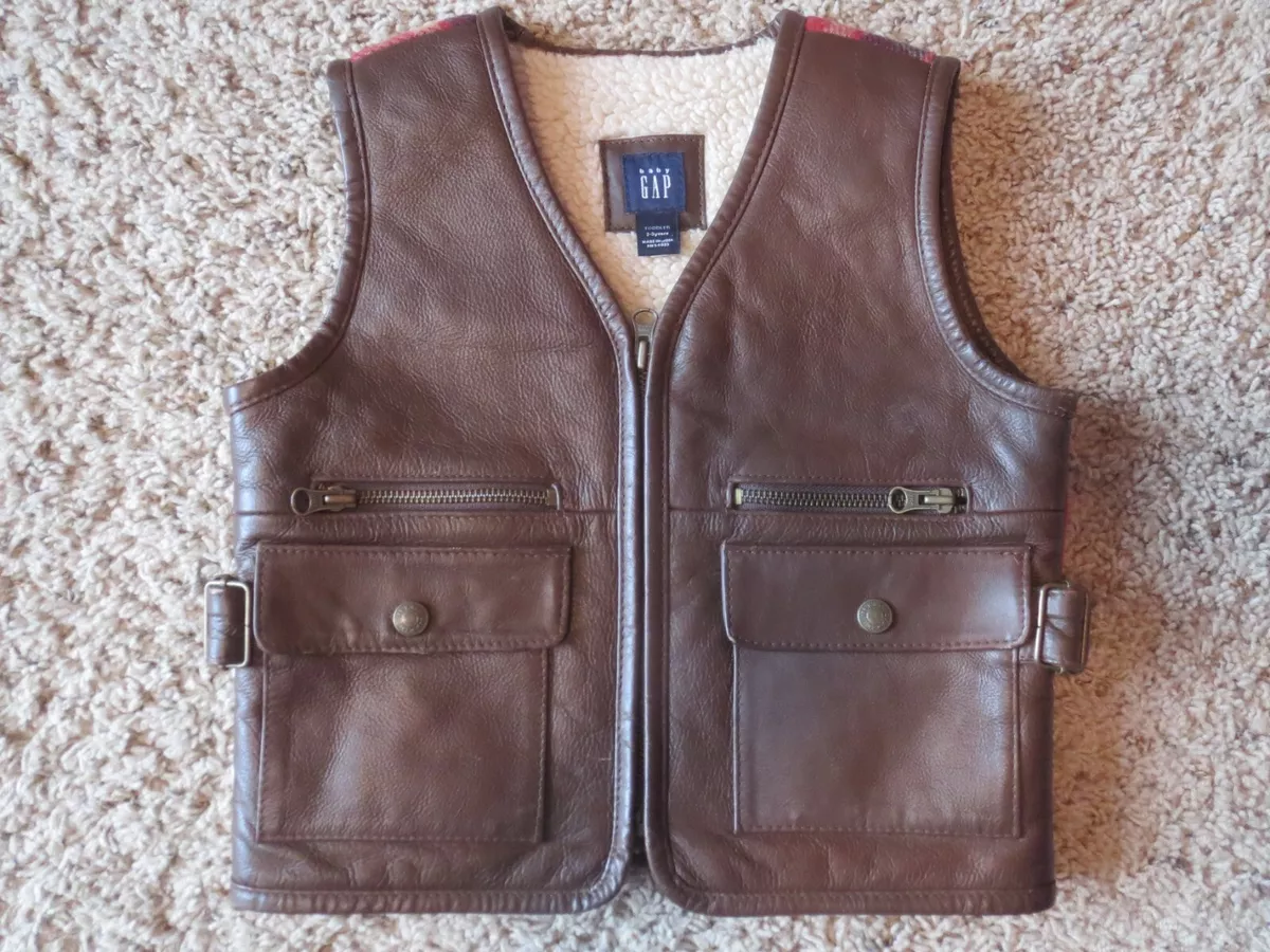 Baby hotsell leather vest