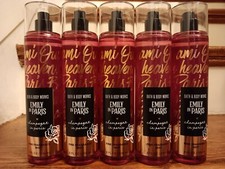 BATH AND BODY WORKS EMILY IN PARIS CHAMPAGNE IN PARIS FINE FRAGRANCE MIST 5 NEW