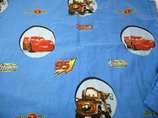 Disney Cars Movie Flat Sheet Twin fabric