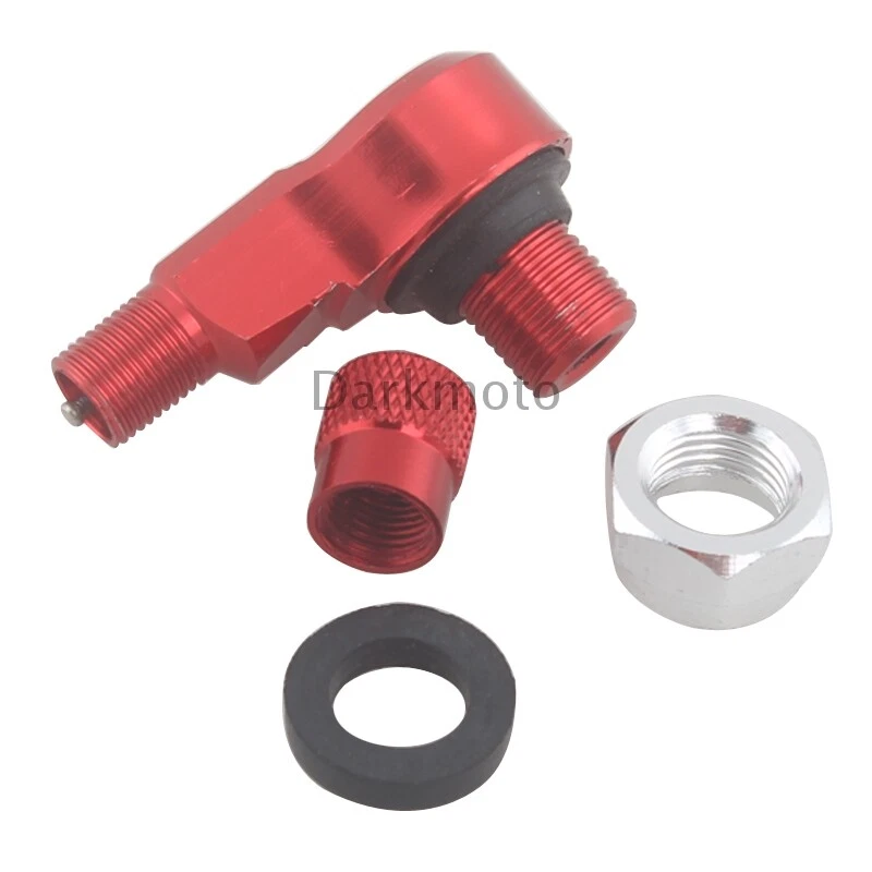 Cubierta de vástagos antipolvo para neumáticos de rueda tapas de válvulas accesorios rojo vino apto para Triumph Foto 4 de 4