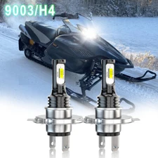 2 H4 SUPER LED Headlight For Yamaha Apex GT RX10GT 2006-2010 Snowmobile Bulbs US