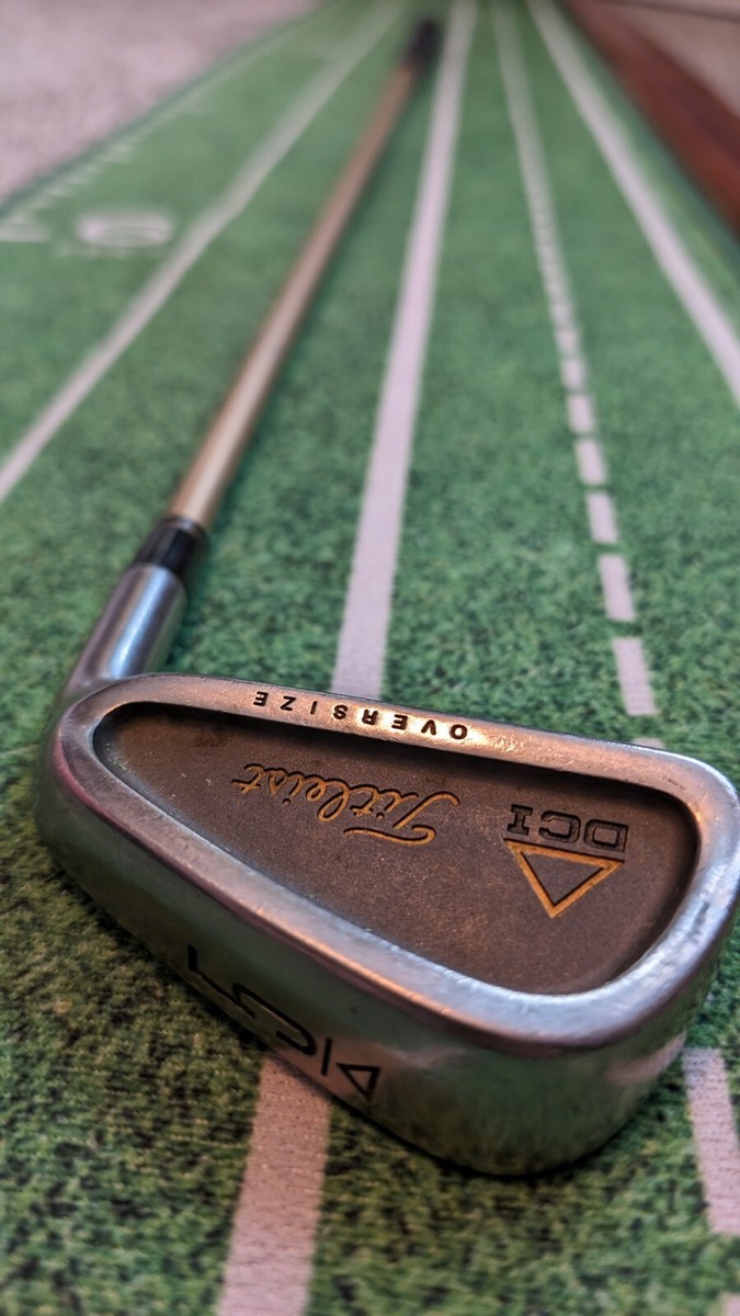 Titleist DCI Gold Oversize 4-9 ,PW, W RH Iron Set A-Flex Tri-Spec