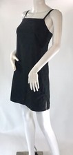 J Crew Black Cotton Eyelet Sleeveless Dress Size 4