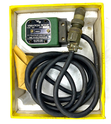 MB ELECTRONICS VIBRATION PICKUP TYPE 120, TEST SYSTEM, EQUIPMENT MADE IN USA  