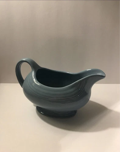 Fiestaware Vintage Retired Periwinkle Blue Open Sauce Gravy Boat