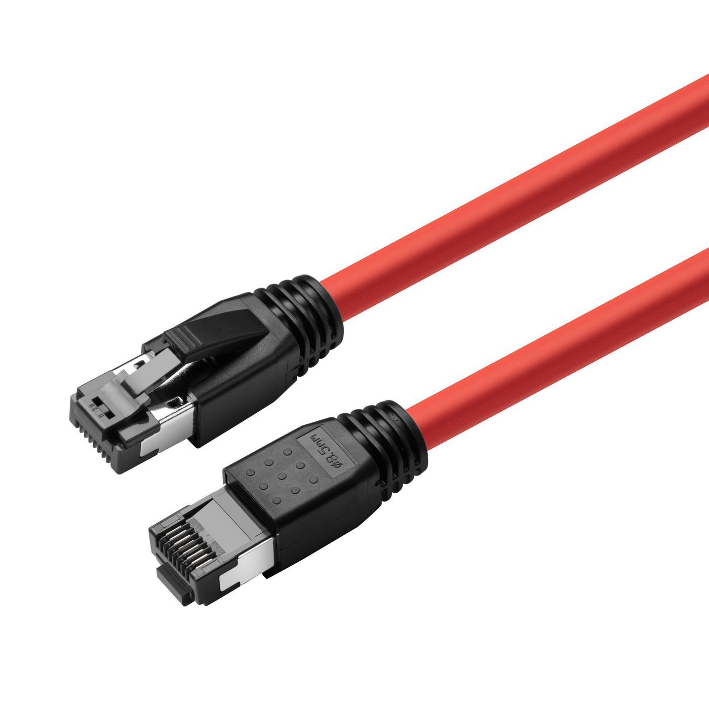 MicroConnect CAT8.1 S/FTP 5m Red LSZH  Shielded Network Cable, AWG