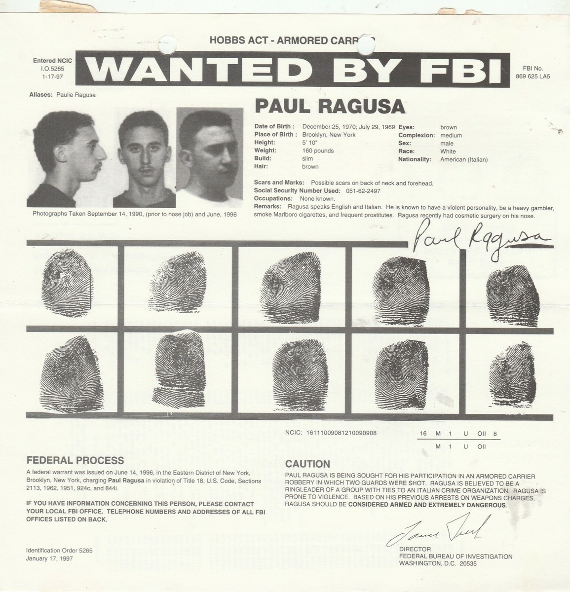 Paul Ragusa Ragusa Sicily Mafia