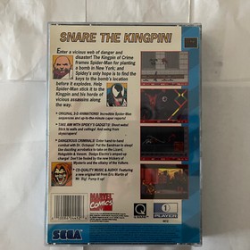 Amazing Spider-Man vs. The Kingpin (Sega CD, 1993) tested. Complete. Clean
