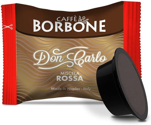 200 Capsule Caffe Borbone Don Carlo Miscela Red Rossa Compatibili A Modo Mio - Foto 1 di 6