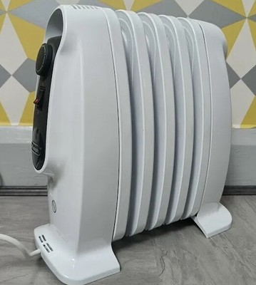 De'Longhi Nano Oil Filled Radiator 500W TRNS0505M 5 Fins With Thermostat |  eBay