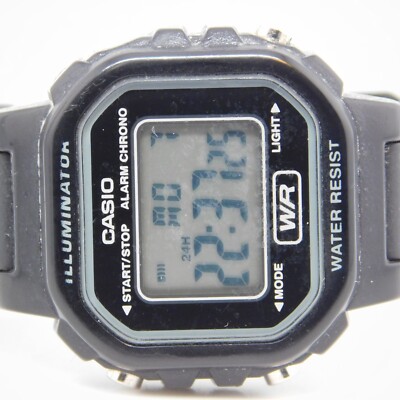 CASIO Illuminator 3284 LA-20WH Alarm Chrono Digital Women's Watch