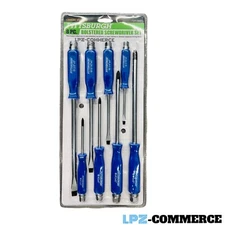 8pc. Bolstered Screwdriver Set - (4) Slotted & (4) Phillips Bits- Item #94899🔥