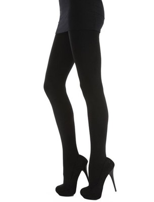 Ladies Women 300 Denier Black Thermal 