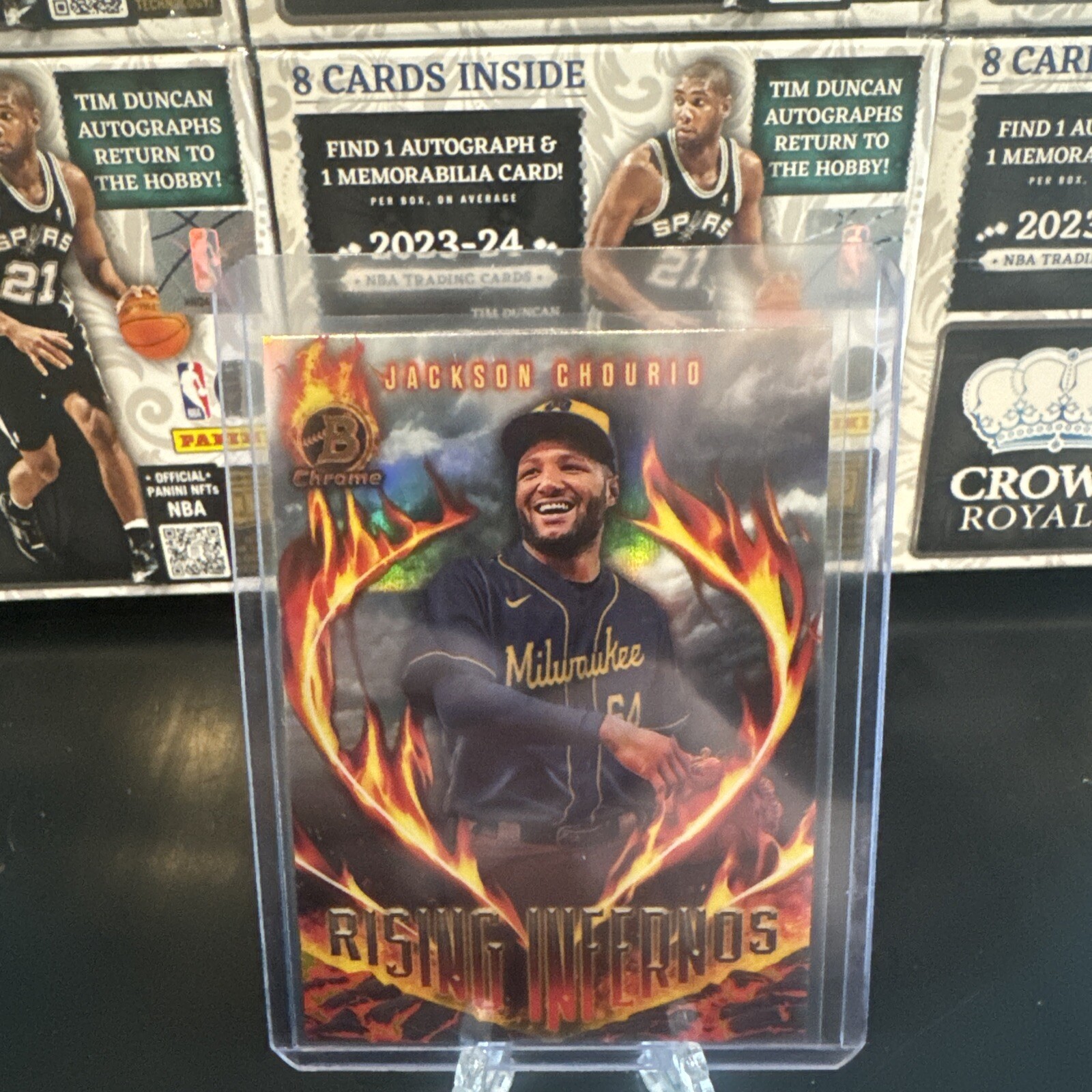 2024 Topps Bowman Chrome Rising Infernos Jackson Chourio #RI-20
