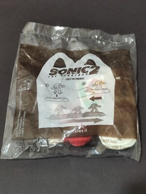 New 2022 McDonald's Malaysia SEGA Sonic The Hedgehog 2 KNUCKLES II Happy Meal