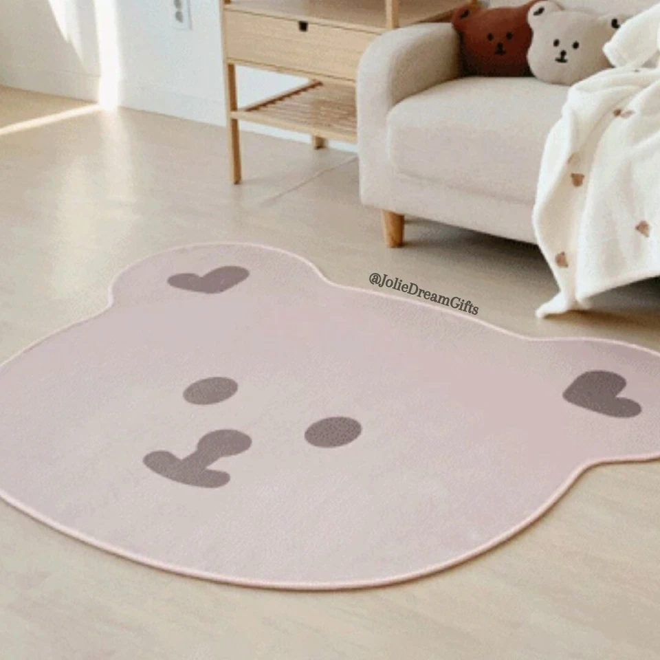 Tapete adorável rosa muito elegante urso recém-nascido feminino tema urso rosa berçário  - Imagem 2 de 3