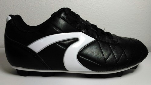 Boys Soccer Cleats Size 1 Black White ~ Athletic Works - Picture 2 of 6