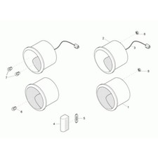 Wacker Neuson Dumper Number Plate Rear Light  1000001497 - Item No 4 in pic