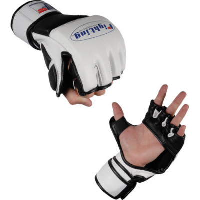 Fighting Sports MMA Grappling Training Gloves - White/Black