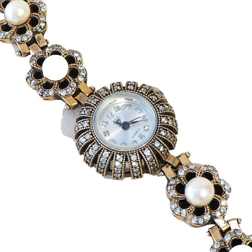 Verucci Two-Tone Silver and Gold Women\'s Bracelet Watch - Black Dial Cernucci Two Tone Watch - Silver | Womens Watches | Shop  main image 4