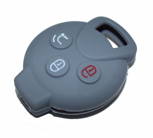 FUNDA LLAVE SILICONA MERCEDES BENZ SMART City Coupe Roadster Fortwo Forfour - Picture 13 of 17