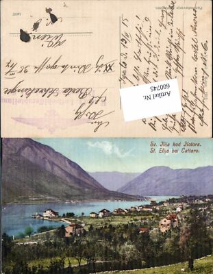 600745,St. Elija Jlija Kotor Cattaro Kotora Feldpost K. u. K. Luftschifferabteil